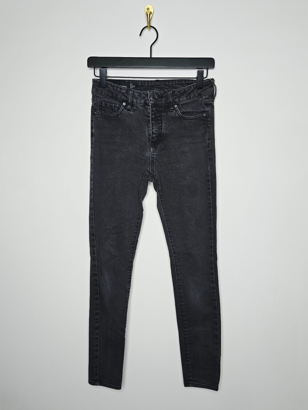 A l X Armani Exchange Super Skinny Black Jeans Size 26